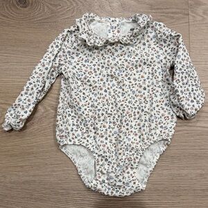 NWOT Crinkle Floral Bodysuit H&M Baby